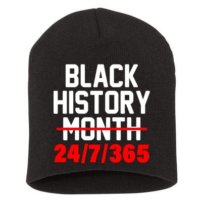 Black History Month All Year Short Acrylic Beanie