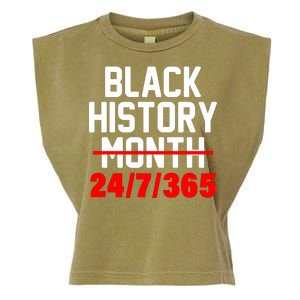 Black History Month All Year Garment-Dyed Women's Muscle Tee