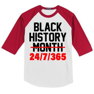 Black History Month All Year Kids Colorblock Raglan Jersey