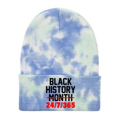 Black History Month All Year Tie Dye 12in Knit Beanie