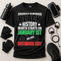 Black History Month All Year Long Cooling Performance Crew T-Shirt