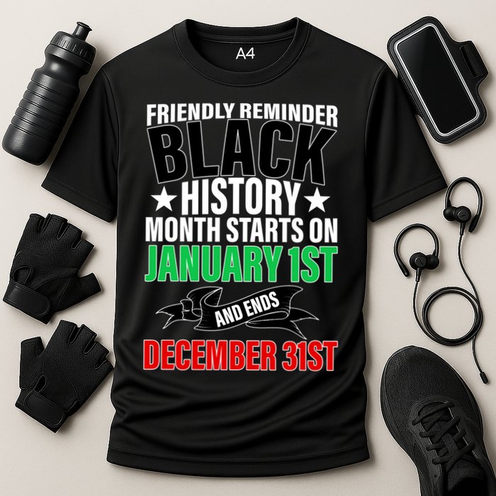 Black History Month All Year Long Cooling Performance Crew T-Shirt
