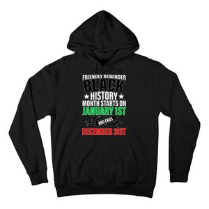 Black History Month All Year Long Hoodie