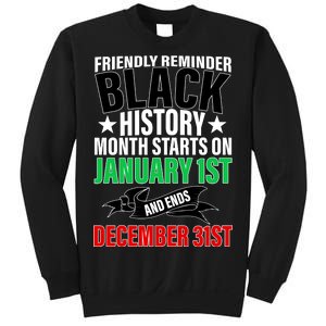 Black History Month All Year Long Sweatshirt