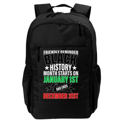 Black History Month All Year Long Backpack