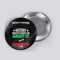 Black History Month All Year Long Button