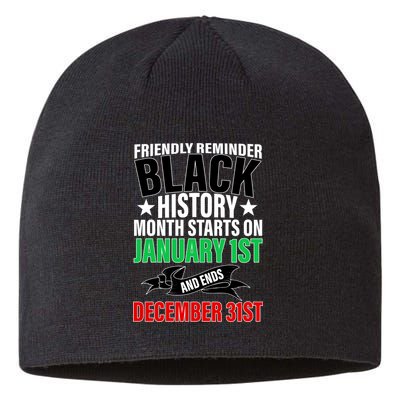 Black History Month All Year Long Sustainable Beanie