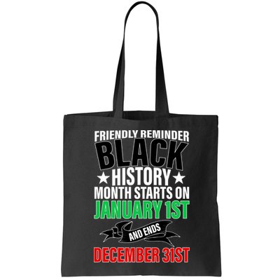 Black History Month All Year Long Bag