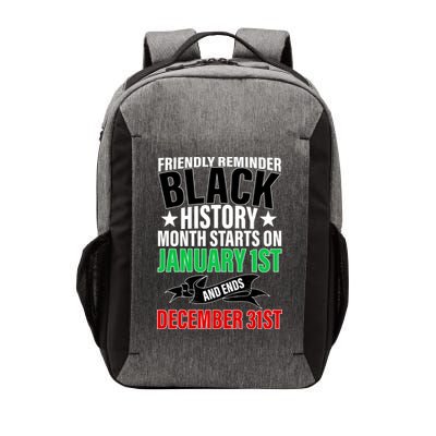 Black History Month All Year Long Vector Backpack