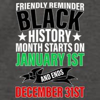 Black History Month All Year Long Vector Backpack