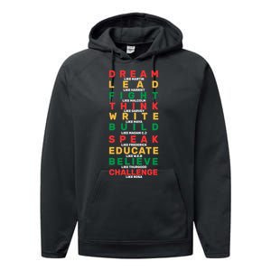 Black History Month Famous Figure Performance Fleece Hoodie