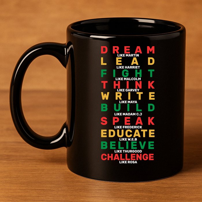 Black History Month Famous Figure 11oz C Handle Ceramic Mug