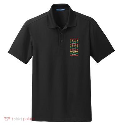 Black History Month Famous Figure Dry Zone Grid Polo