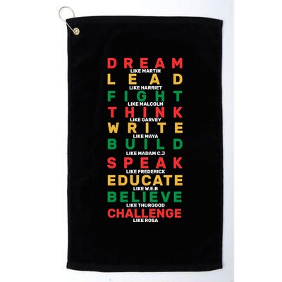 Black History Month Famous Figure Golf Towel