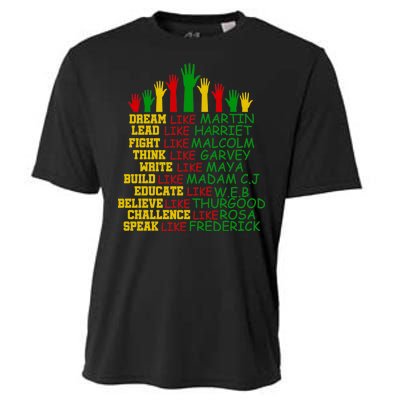 Black History Month Famous Figures Cooling Performance Crew T-Shirt