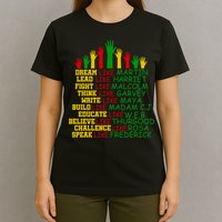 Black History Month Famous Figures T-Shirt