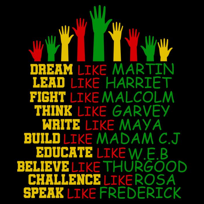 Black History Month Famous Figures T-Shirt