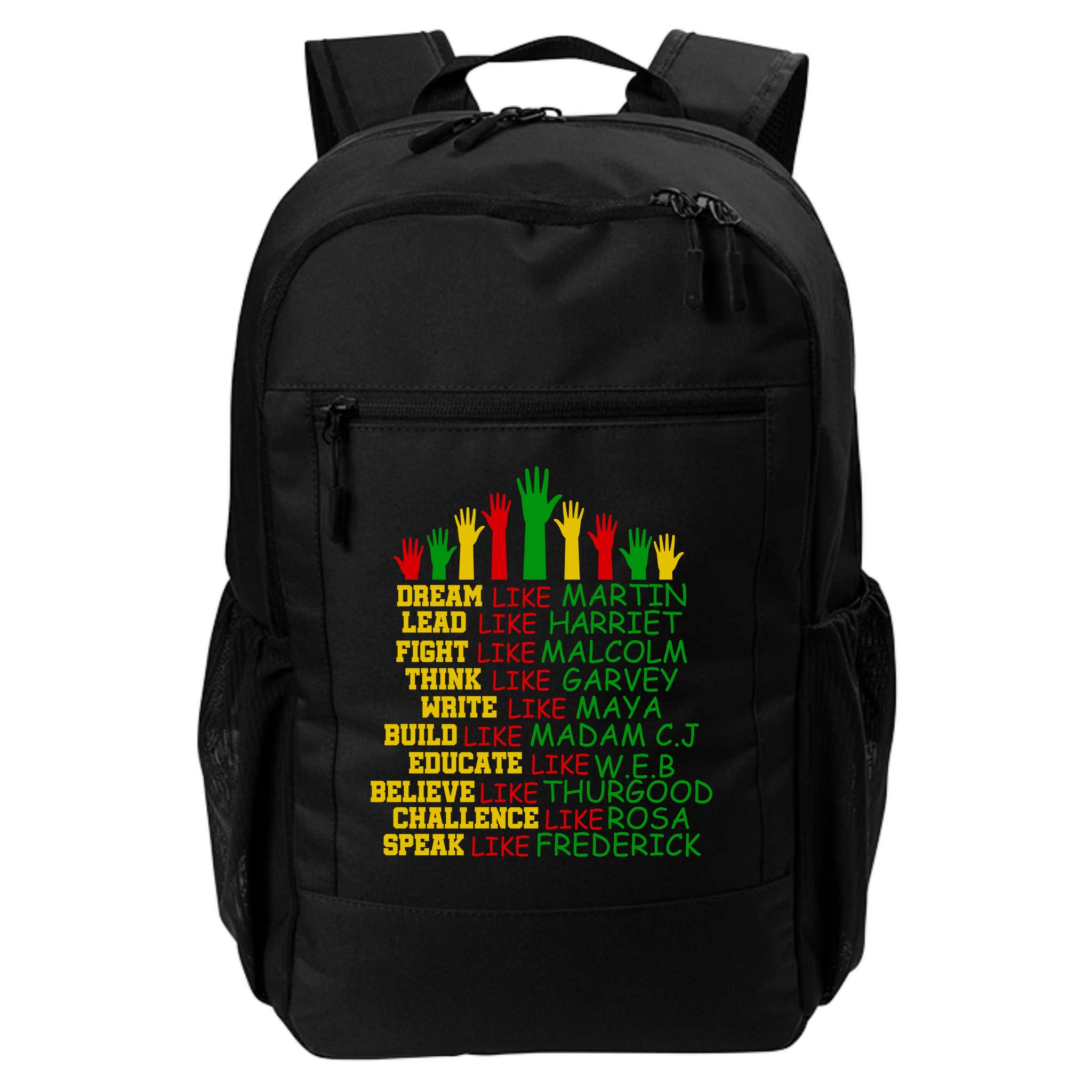 Black History Month Famous Figures Backpack