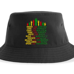 Black History Month Famous Figures Sustainable Bucket Hat