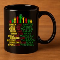 Black History Month Famous Figures 11oz C Handle Ceramic Mug