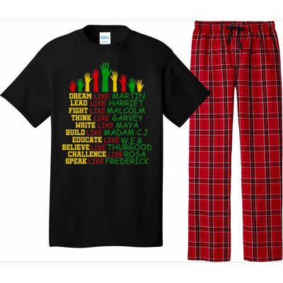 Black History Month Famous Figures Pajama Set