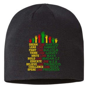 Black History Month Famous Figures Sustainable Beanie