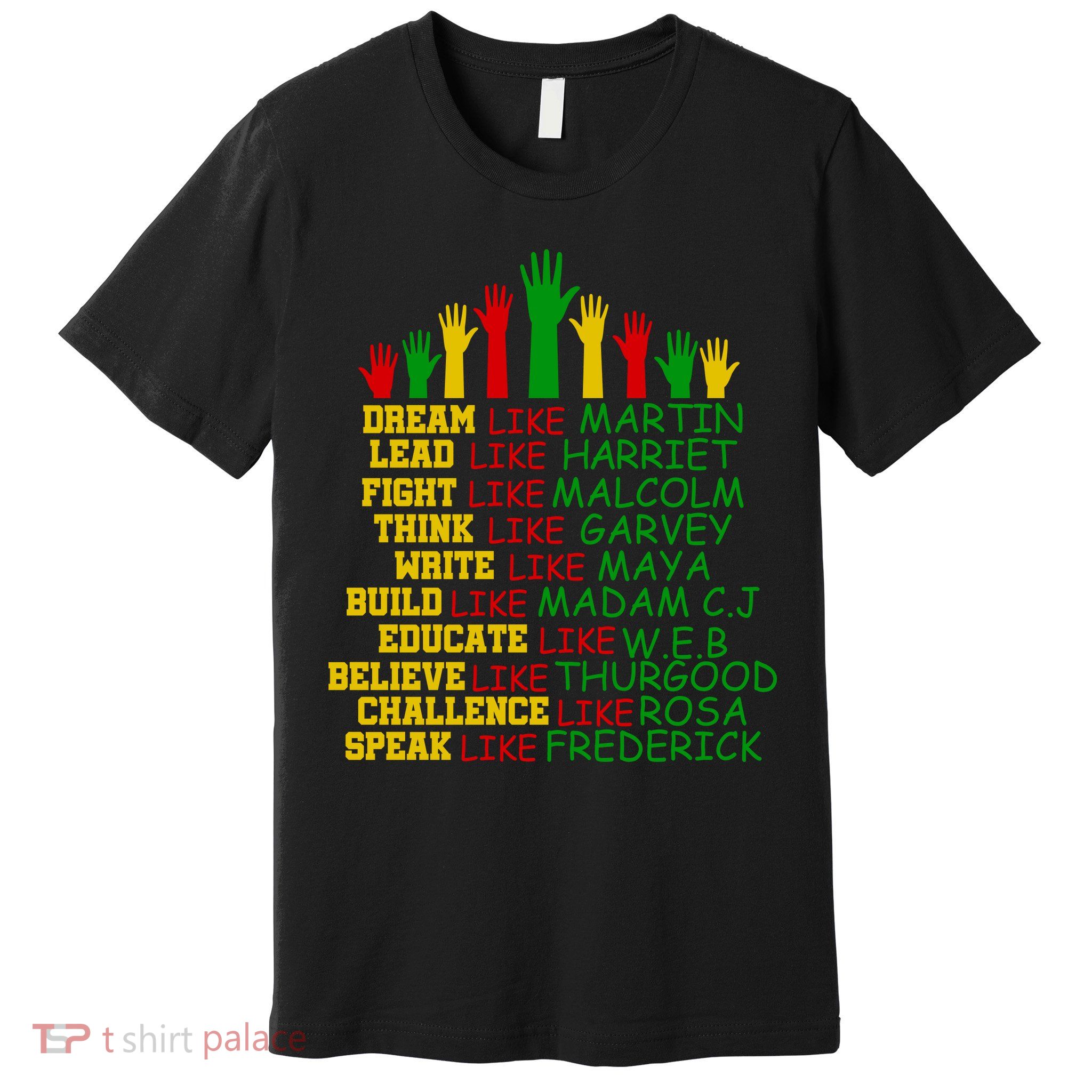 Black History Month Famous Figures Premium T-Shirt