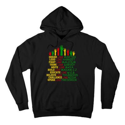 Black History Month Famous Figures Tall Hoodie