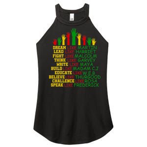 Black History Month Famous Figures Women's Perfect Tri Rocker Tank