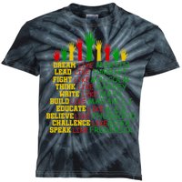 Black History Month Famous Figures Kids Tie-Dye T-Shirt