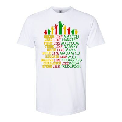 Black History Month Famous Figures Softstyle® CVC T-Shirt