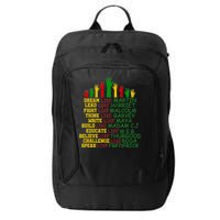 Black History Month Famous Figures Hands City Backpack