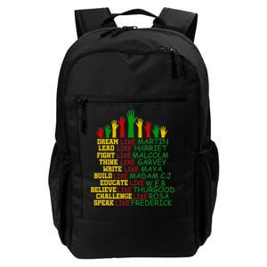 Black History Month Famous Figures Hands Daily Commute Backpack