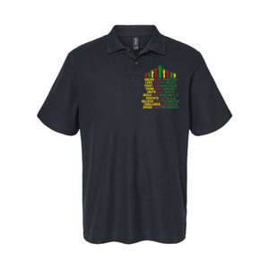 Black History Month Famous Figures Hands Softstyle Adult Sport Polo