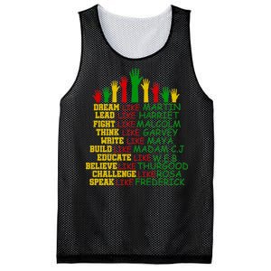 Black History Month Famous Figures Hands Mesh Reversible Basketball Jersey Tank