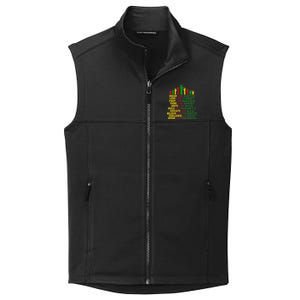 Black History Month Famous Figures Hands Collective Smooth Fleece Vest