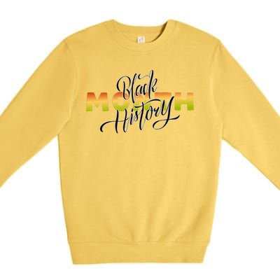 Black History Month February  Premium Crewneck Sweatshirt