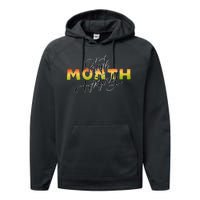 Black History Month February  Performance Fleece Hoodie