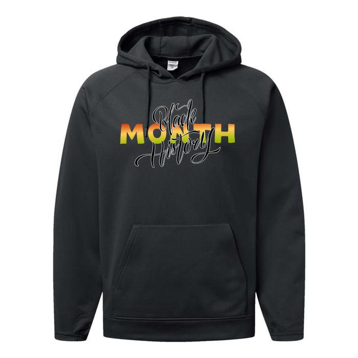 Black History Month February  Performance Fleece Hoodie