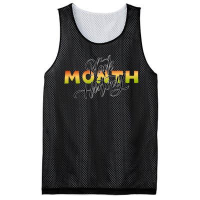 Black History Month February  Mesh Reversible Basketball Jersey Tank