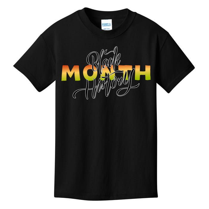 Black History Month February  Kids T-Shirt