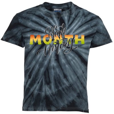 Black History Month February  Kids Tie-Dye T-Shirt