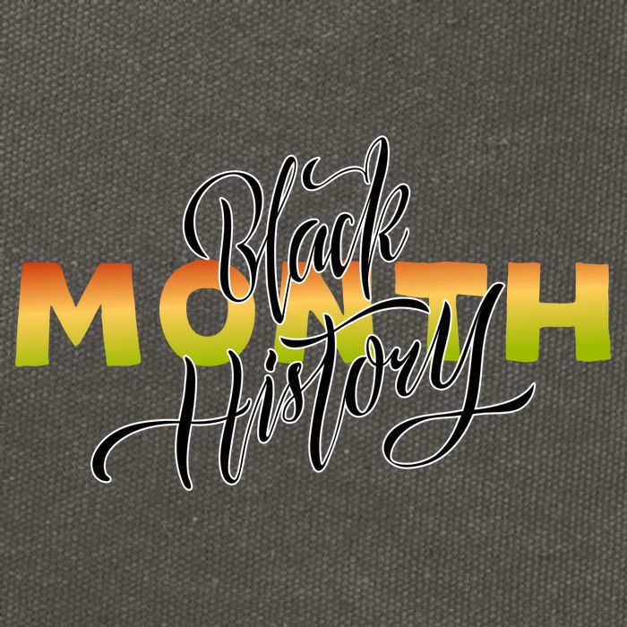 Black History Month February  Cotton Canvas Backpack
