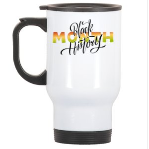 Black History Month February  Stainless Steel Travel Mug