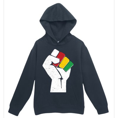 Black History Month Fist African Colors Urban Pullover Hoodie