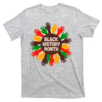 Black History Month Hands Raised  T-Shirt