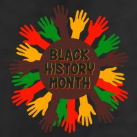 Black History Month Hands Raised  Adult Drive Performance Visor