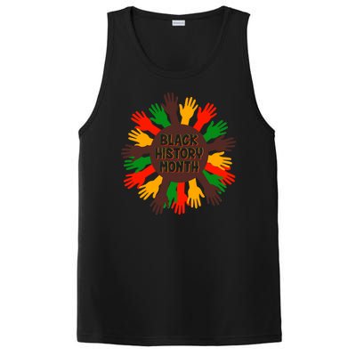 Black History Month Hands Raised  PosiCharge Competitor Tank