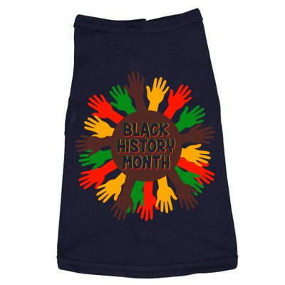 Black History Month Hands Raised  Doggie Tank