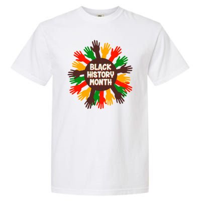 Black History Month Hands Raised  Garment-Dyed Heavyweight T-Shirt